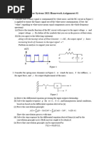 Linear Systems HW #1 2021