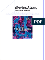 Full Download Nesters Microbiology A Human Perspective 8th Edition Anderson Solutions Manual All Chapter 2024 PDF