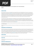 Chapter 63 - Anterior Resection of Rectosigmoid - Side-To-End Anastomosis (Baker)