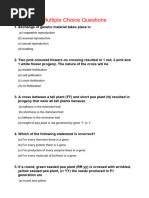 MCQ - Heredity and Evolution