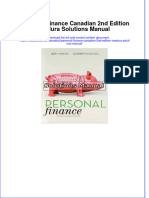 Personal Finance Canadian 2nd Edition Madura Solutions Manual All Chapters