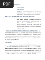 1 - Demanda de Desnaturalizacion de Contrato y Otros - 01 T