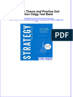 Strategy Theory and Practice 2nd Edition Clegg Test Bank All Chapters