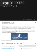 Guía de Acceso A CMS - Vle