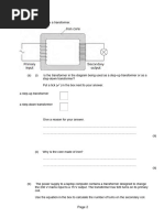 Induced Potential, Transformers - National Grid 3 QP