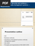 Presentation2ISO 22301 BCM