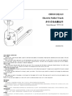 CBD18 20J-Li3 Parts Manual