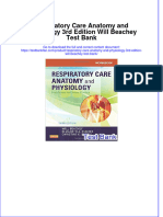 Respiratory Care Anatomy and Physiology 3rd Edition Will Beachey Test Bank All Chapters