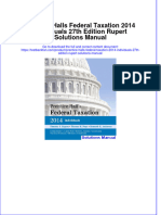 Full Download Prentice Halls Federal Taxation 2014 Individuals 27th Edition Rupert Solutions Manual All Chapter 2024 PDF