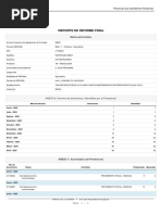 Reporte de Informe Final