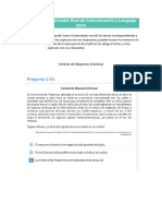 Prueba T - Ejercitador Final Comunicación y Lenguaje