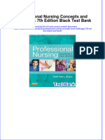 Professional Nursing Concepts and Challenges 7th Edition Black Test Bank All Chapters