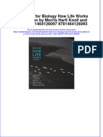 The Download Test Bank For Biology How Life Works 2nd Edition by Morris Hartl Knoll and Lue ISBN 1464126097 9781464126093 Full Chapter New 2024