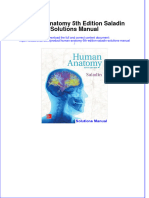 Full Download Human Anatomy 5th Edition Saladin Solutions Manual All Chapter 2024 PDF