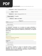 Ejercicios de Autoevaluación de La Unidad I de Orientación Vocacional