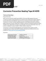 3M Corrosion Prevention Sealing Tape 9143FR Technical Data Sheet