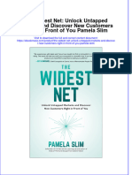 The Widest Net: Unlock Untapped Markets and Discover New Customers Right in Front of You Pamela Slim Full Chapter Instant Download