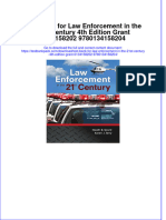 The Download Test Bank For Law Enforcement in The 21st Century 4th Edition Grant 0134158202 9780134158204 Full Chapter New 2024