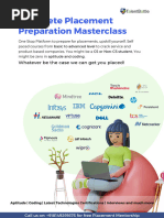 Complete Placement Preparation Masterclass Brochure 