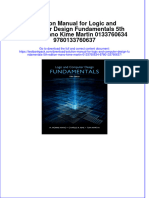 The Download Solution Manual For Logic and Computer Design Fundamentals 5th Edition Mano Kime Martin 0133760634 9780133760637 Full Chapter New 2024