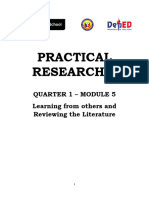 Quarter 1 Module 5 Practical Research 1