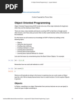 01-Object Oriented Programming (1) - Jupyter Notebook