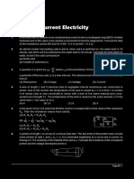 Current Electricity Handout