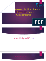 Isoimmunisation CAS CLINI