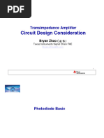 Transimpedance Circuit Design Considerations - TI - Precsion Amps