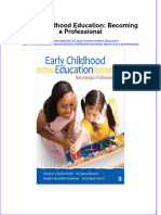 Early Childhood Education: Becoming A Professional Full Chapter Instant Download