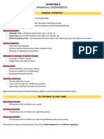 Chapter 3 - FINANCIAL STATEMENTS