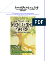 Full Download The Handbook of Mentoring at Work: Theory, Research, and Practice 1st Edition File PDF All Chapter On 2024