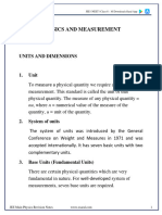 JEE Main 2024 Physics and Measurement Revision Notes Free PDF Download