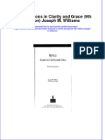 Full Download Style: Lessons in Clarity and Grace (9th Edition) Joseph M. Williams File PDF All Chapter On 2024