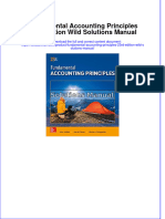 Fundamental Accounting Principles 23rd Edition Wild Solutions Manual All Chapters