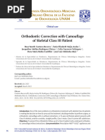 Orthodontic Correction With Camouflage of Skeletal Class III Patient