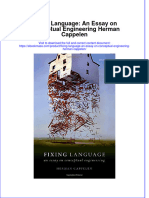 Full Download Fixing Language: An Essay On Conceptual Engineering Herman Cappelen File PDF All Chapter On 2024