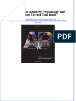 Principles of Anatomy Physiology 13th Edition Tortora Test Bank All Chapters