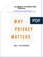 Why Privacy Matters 1st Edition Neil Richards Full Chapter Instant Download