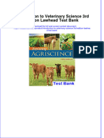 Full Download Introduction To Veterinary Science 3rd Edition Lawhead Test Bank All Chapter 2024 PDF