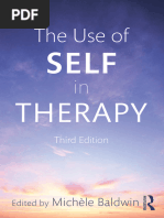 The Use of Self in Therapy by Michele Baldwin (Ed.)