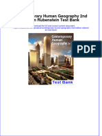 Full Download Contemporary Human Geography 2nd Edition Rubenstein Test Bank All Chapter 2024 PDF