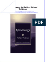 Full Download Epistemology 1st Edition Richard Feldman File PDF All Chapter On 2024