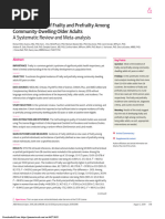 Global Incidence of Frailty and Prefrailty Among Community-Dwelling Older Adults - A Systematic Review and Meta-Analysis.