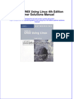 Guide To UNIX Using Linux 4th Edition Palmer Solutions Manual All Chapters