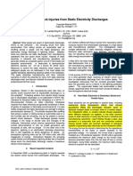 Electric Shock Injuries From Static Electricity Discharges - Floyd (2011)