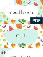 FOOD Lesson, Different Methods and Approaches, CLIL Lesson