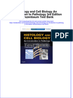 Histology and Cell Biology An Introduction To Pathology 3rd Edition Kierszenbaum Test Bank All Chapters