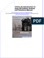 Full Download Crime Victims An Introduction To Victimology 8th Edition Andrew Karmen Solutions Manual All Chapter 2024 PDF