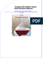 Full Download Structural Analysis 5th Edition Aslam Kassimali Solutions Manual All Chapter 2024 PDF